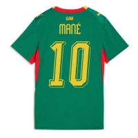 Camiseta Senegal Sadio Mane #10 Segunda Equipación Replica Mundial 2026 para mujer mangas cortas